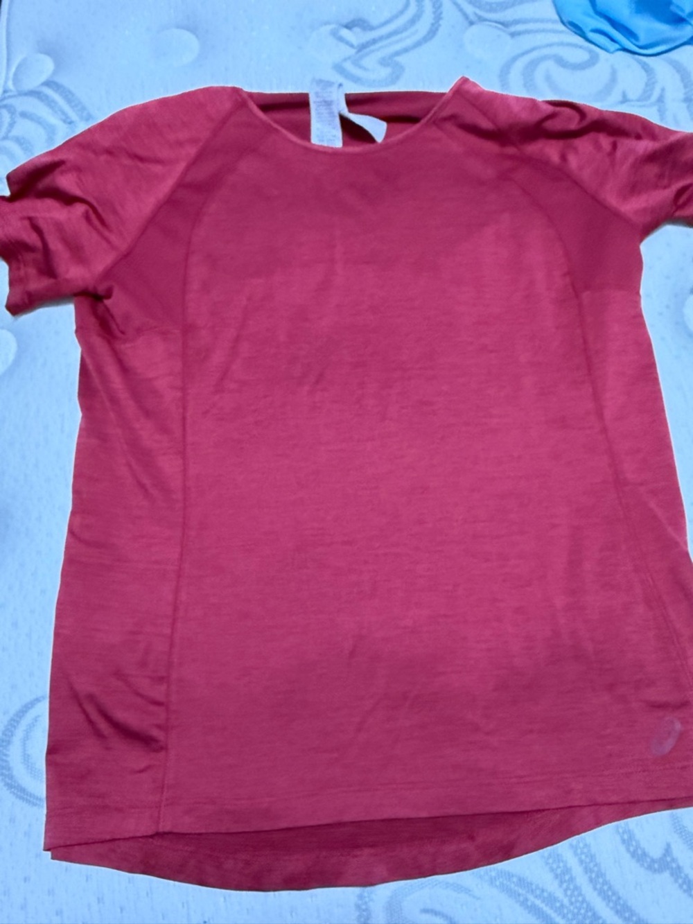 Asics Red Short Sleeve Crewneck Tee